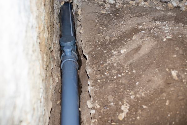 Drain Line Installation in Great Falls