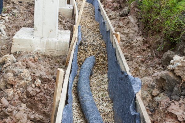 French Drain Installation in Great Falls